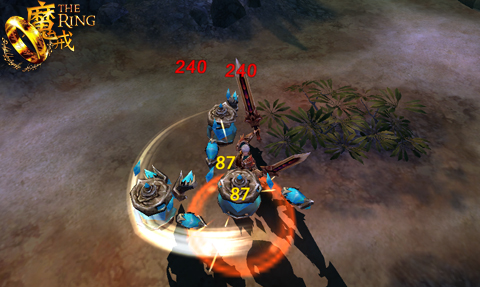 用群体攻击技能来对付成批的敌人