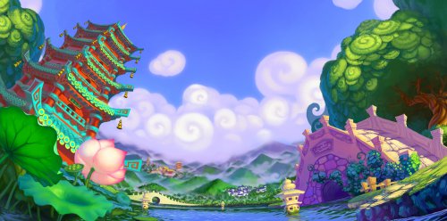 宝莲传说场景原画