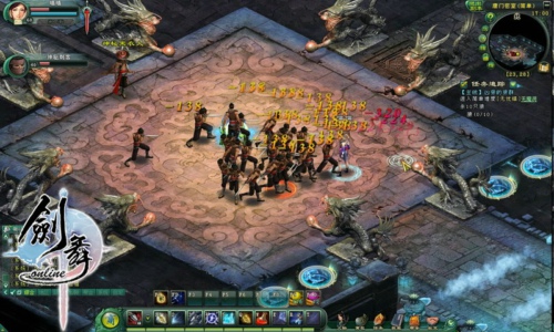 《剑舞》激烈的战斗