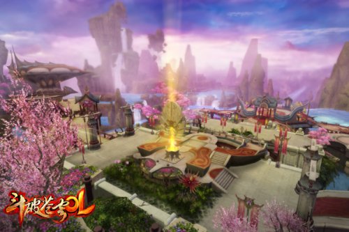 《斗破苍穹OL》宗派场景