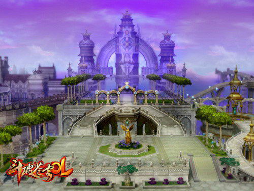 《斗破苍穹OL》主城——帝都