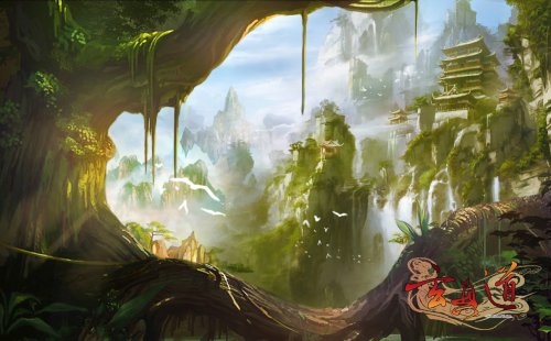 《玄真道》场景原画