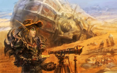 知名画师咬人《魔兽世界》同人涂鸦集欣赏