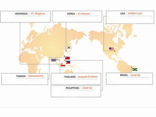 横版动作网游在全球市场分布