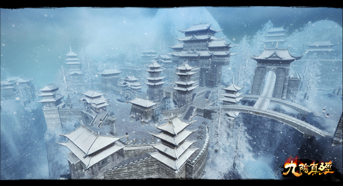 肆意飞扬的雪花