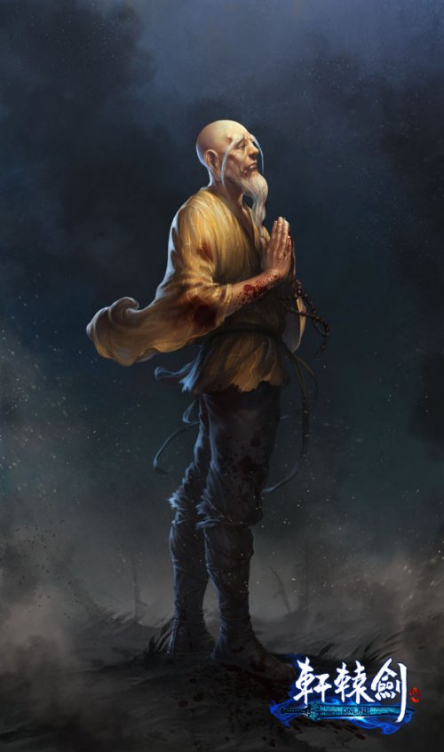 慧彦大师角色设定图