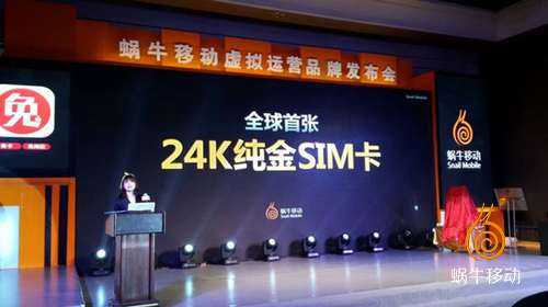 全球首张24K纯金SIM卡亮相