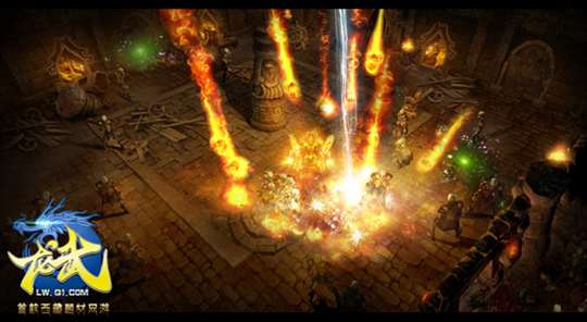 《龙武》梵刹地宫里的副本战斗