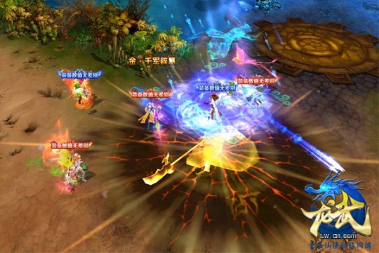 帮战场面 战斗激烈