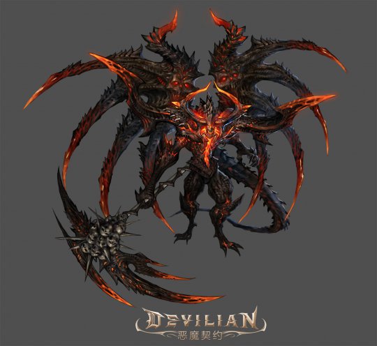 《恶魔契约》游戏原画