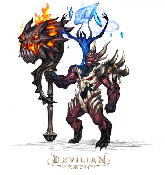 《恶魔契约》游戏原画