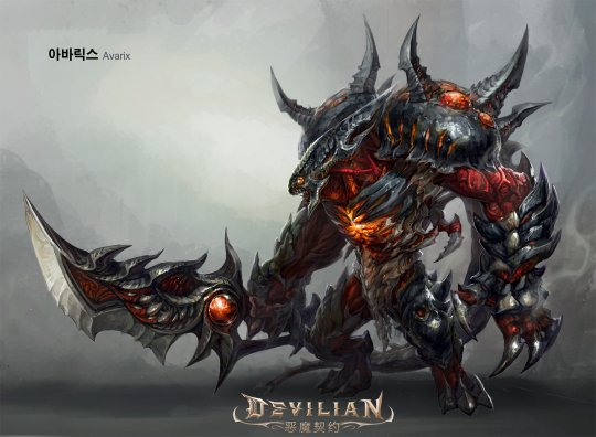 《恶魔契约》游戏原画