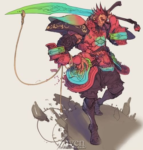 《创世纪战4》角色原画集曝光