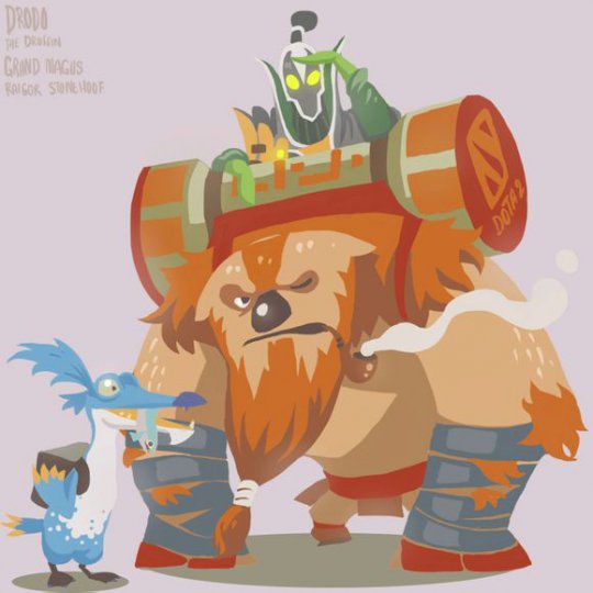 DOTA2画师作品精选