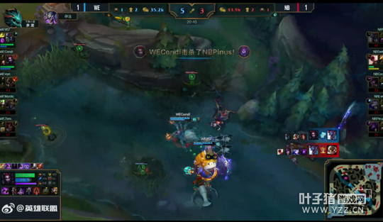 2017������LPL��һ�������֣�WE˫C����սʤNB