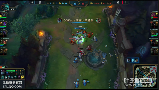 LPL������10�յڶ�����2�֣������޵� QG���һ��