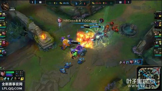 LPL������16�յ�һ����3�֣�NB����QG��С��ͷ��ɱ��