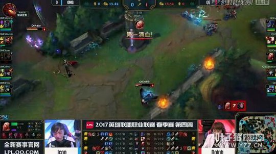 LPL3��4�յ�������2�֣�QG��Ѫ��һ���� OMGս��