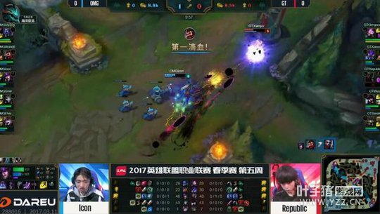 LPL3��11�յڶ�����1�֣�GT���ߴ���· OMG���