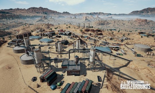 Image showcasing the Miramar Map of PlayerUnknown's Battlegrounds.