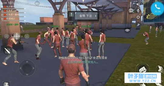 国际服出现红衣军团 最后几十人一起吃鸡