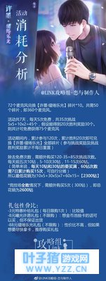 【恋与制作人】许墨缱绻时光活动攻略&顶配