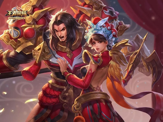 王者荣耀:霸王别姬年前返场,花木兰与嬴政