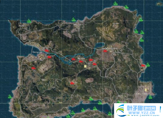 绝地求生全军出击车辆图鉴 全车辆刷新点介