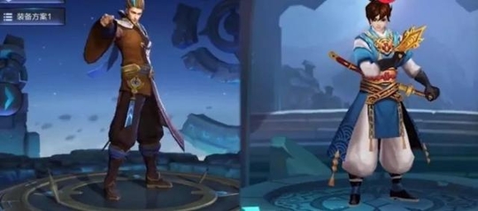 王者荣耀也被山寨了,山寨的英雄真是辣眼睛