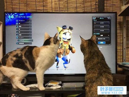 铲屎的在干啥?《怪物猎人世界》玩家捏猫遭