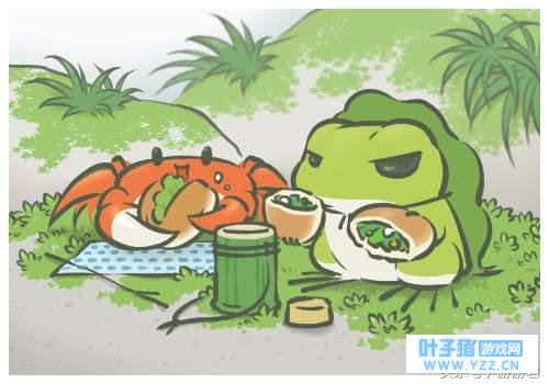 《旅行青蛙》旅かえる基本介面翻译与简易玩