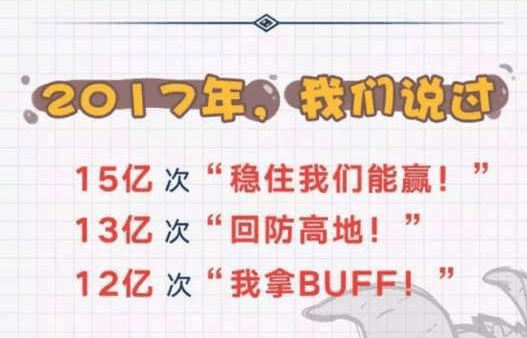 《王者荣耀》公布2017大数据统计 81亿次五