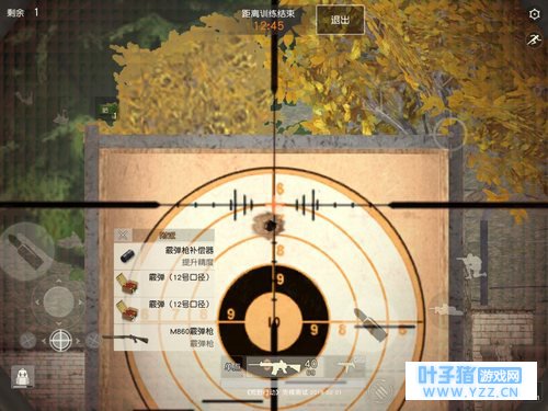 这两把枪的子弹会下坠 荒野行动靶场射击实