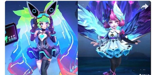 王者荣耀:王者峡谷最帅最漂亮的几张脸!撞