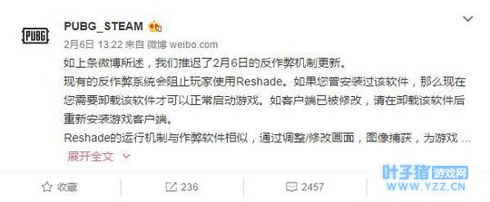 吃鸡禁用Reshade惹怒王思聪 官方竟然点赞