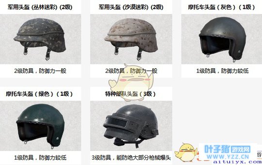 绝地求生刺激战场残血防具选择推荐_残血三