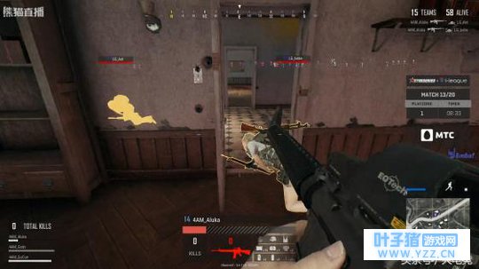 SLi绝地求生联赛Day3第三局:4AM霸气16杀险