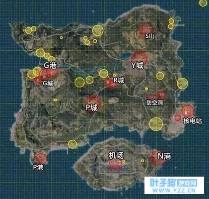 《绝地求生》物资点全解析,暴富之路从这里