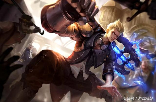 王者荣耀:无畏战车狂铁原画技能曝光,男版