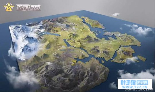 还有全新移动作战平台?荒野行动新地图全景