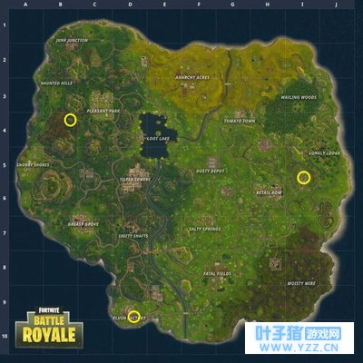 堡垒之夜第八周探索挑战位置:舞池、船、墨