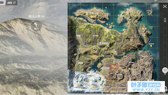 《荒野行动》地图上都没有名字的冷门跳伞点
