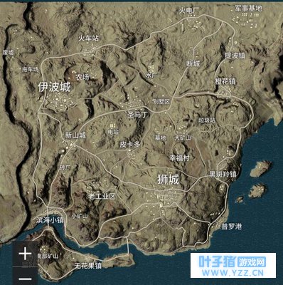 游侠联盟「绝地求生:刺激战场」沙漠图物资