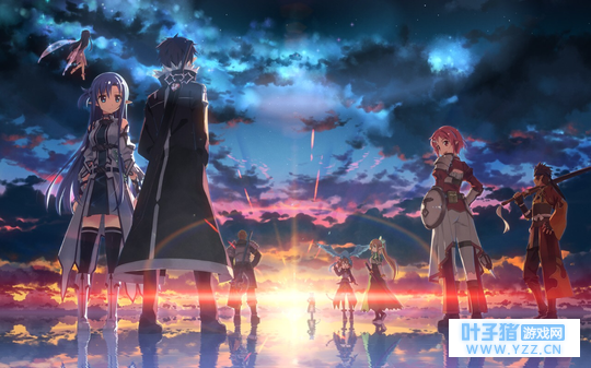 刀剑神域黑衣剑士超人气动漫《刀剑神域》正