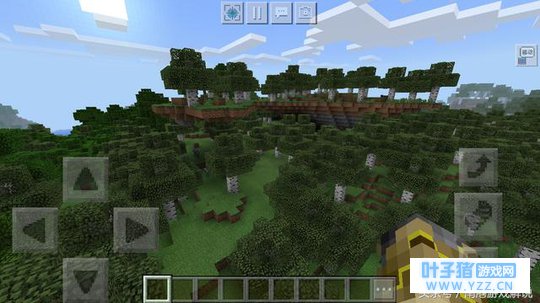 我的世界双层森林,巨大浮空岛,巨大生物骸