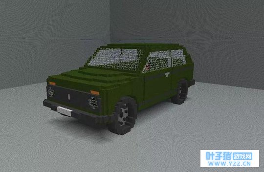 厉害厉害!《我的世界》里所盖出来的汽车!