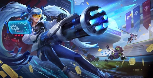 王者荣耀:大小姐新皮肤曝光!这次是冒蓝火