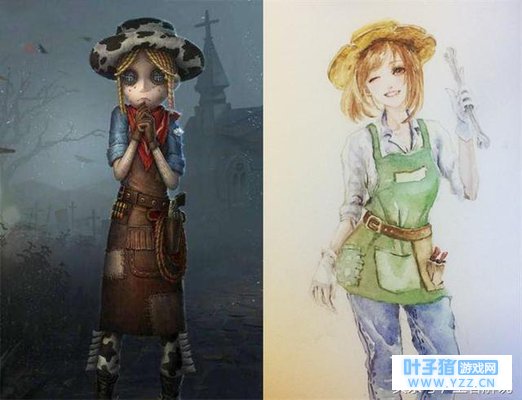 第五人格:那些美到窒息的同人画!女版杰克