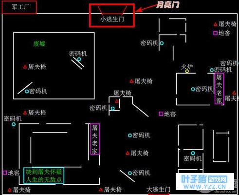 第五人格全地图逃生门位置一览 第五人格逃