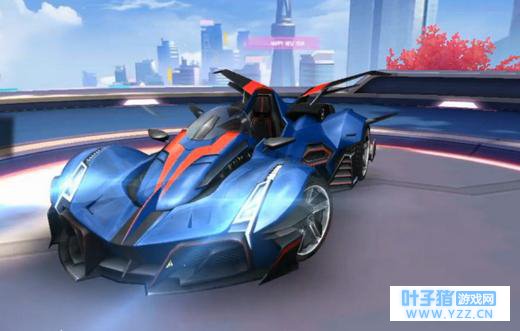 QQ飞车手游之新赛车蓝影主宰光看超炫丽外观